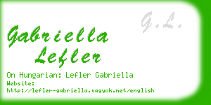 gabriella lefler business card